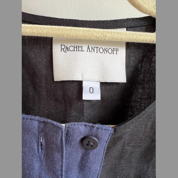 Rachel Antonoff Linen Shirt Dress - Picture 5 of 6